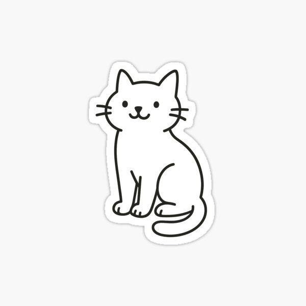 Item preview, Minimalist Cat – Modern Line Art Illustration for Cat Lovers designed and sold by 56-OG.