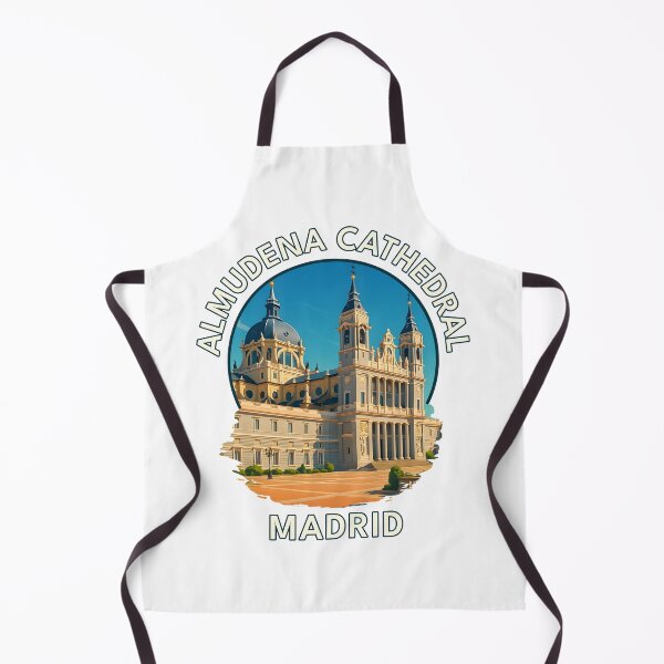 Item preview, Almudena Cathedral Madrid – Spanish Landmark Summer Cityscape designed and sold by inkNext.