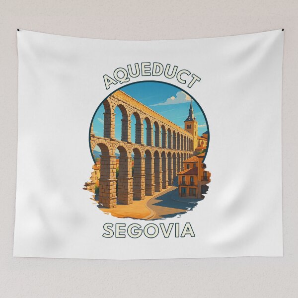 Item preview, Segovia Aqueduct – Spain | Roman Architecture & Historic Landmark designed and sold by inkNext.