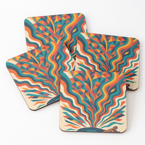 Item preview, Abstract Sound Waves Vinyl Groove designed and sold by Art-by-Teju.