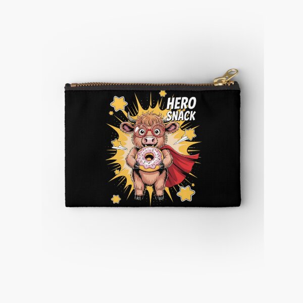 Item preview, Hero Snack Cow with Donut Super Cow Snack Attack designed and sold by Taans-Creation.