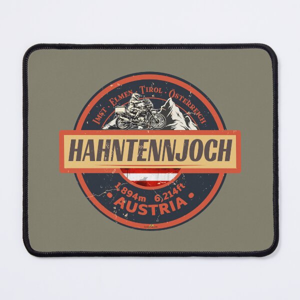 Item preview, Hahntennjoch High Alpine Pass Austria Motorcycle Sticker T-Shirt 02 designed and sold by OuterShellUK.