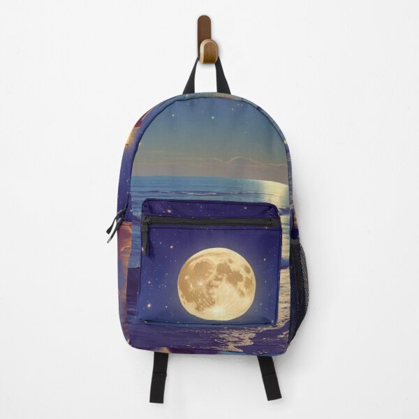 Item preview, Moonlit Lighthouse by the Sea – Magical Coastal Art designed and sold by LunariaBloom.