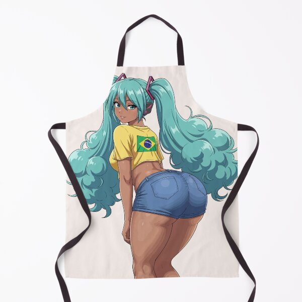 Item preview, Brazilian Beach Miku Anime Girl Cute Tan Hatsune Miku Fan Art designed and sold by StudioJohan.