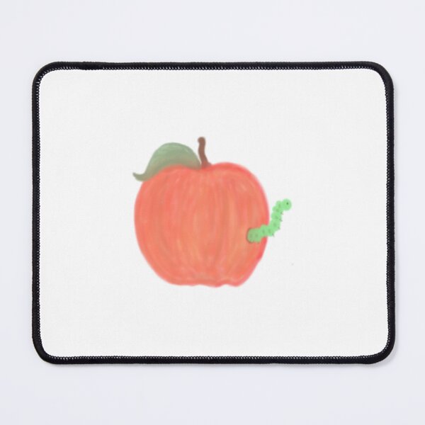 Item preview, Water Color Apple & Worm designed and sold by SlyAffliction.
