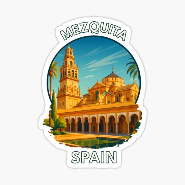 Item preview, Mezquita Córdoba Mosque – Andalusia Spain Travel Art designed and sold by inkNext.