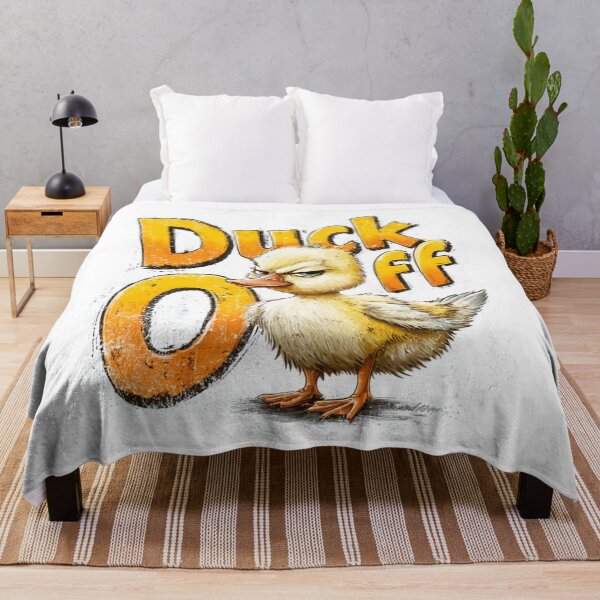 Item preview, Funny Duck Pun Design Sticker designed and sold by Blurbean.