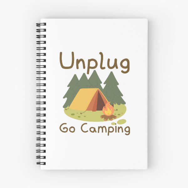 Item preview, Unplug. Go Camping T-Shirt Digital Detox & Outdoor Escape Gift designed and sold by Just You Tee | Say It Loud, Wear It Proud.