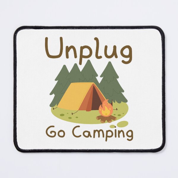 Item preview, Unplug. Go Camping T-Shirt Digital Detox & Outdoor Escape Gift designed and sold by Just You Tee | Say It Loud, Wear It Proud.