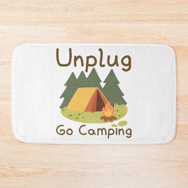 Item preview, Unplug. Go Camping T-Shirt Digital Detox & Outdoor Escape Gift designed and sold by Just You Tee | Say It Loud, Wear It Proud.