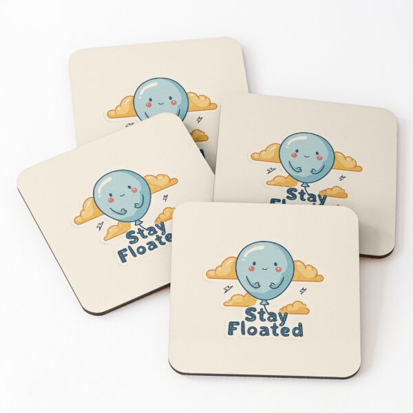 Item preview, Stay Floated Cute Balloon Sticker Design designed and sold by Blurbean.