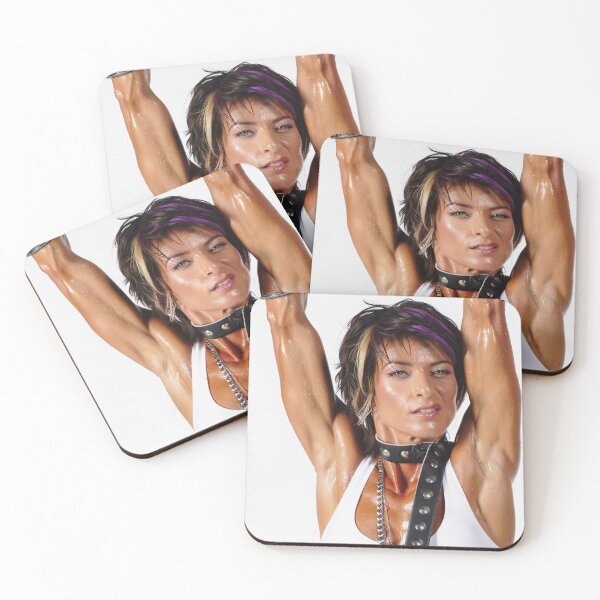 Item preview, Beautiful sexy gym woman posing with her arms up showing her armpits sweating designed and sold by Vintage Designs +.