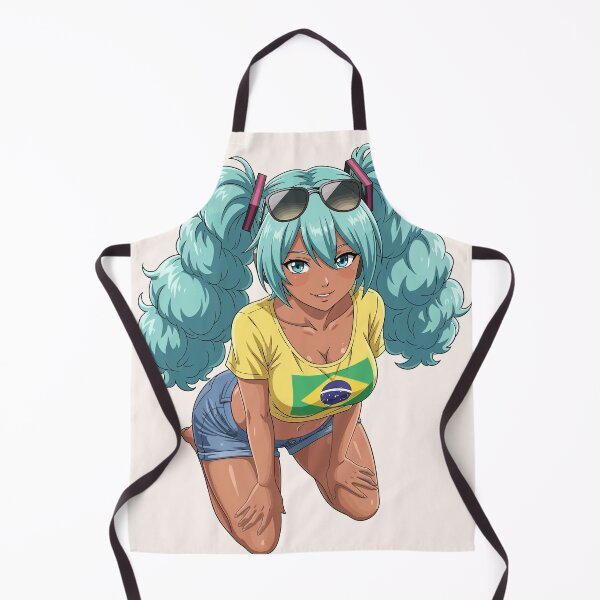 Item preview, Tan Brazil Miku Hatsune Miku Beach Anime Girl Brazilian Cute Art designed and sold by StudioJohan.