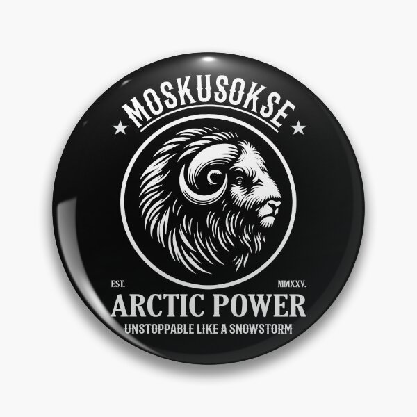 Item preview, Musk Ox Design – Arctic Power & Natural Force designed and sold by RetroMaritalArt.