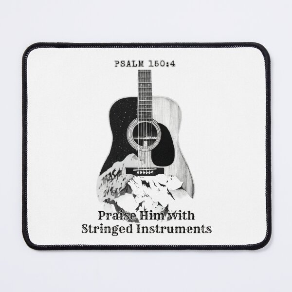 Item preview, Psalm 150 Mountain Guitar designed and sold by Cora Worthington Art.