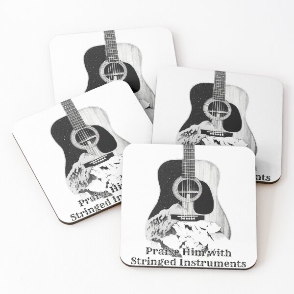 Item preview, Psalm 150 Mountain Guitar designed and sold by Cora Worthington Art.