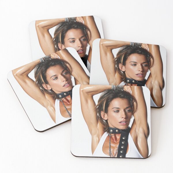 Item preview, Beautiful sexy gym woman posing with her arms up showing her armpits sweating designed and sold by Vintage Designs +.