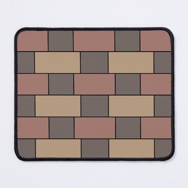 Item preview, Gray Peach Pink Brick Wall designed and sold by Nisha Prabhu.