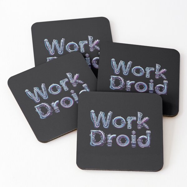 Item preview, Work Droid designed and sold by Vintage Designs +.