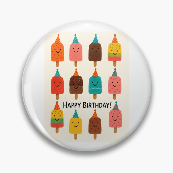 Item preview, Popsicle Party Hat cute happy birthday kawaii gift christmas happy designed and sold by CheeseBlueprint.