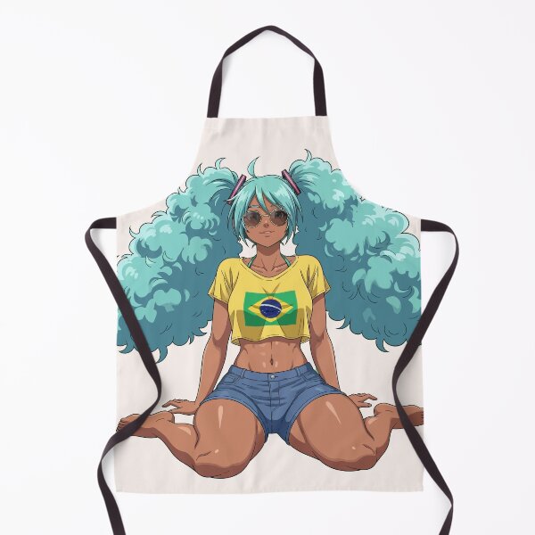 Item preview, Brazil Beach Miku Anime Girl Kawaii Brazilian Hatsune Miku Art designed and sold by StudioJohan.