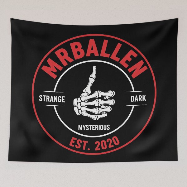 Item preview, MrBallen | Strange, Dark & Mysterious Shaka Logo designed and sold by pixelrebellion77.