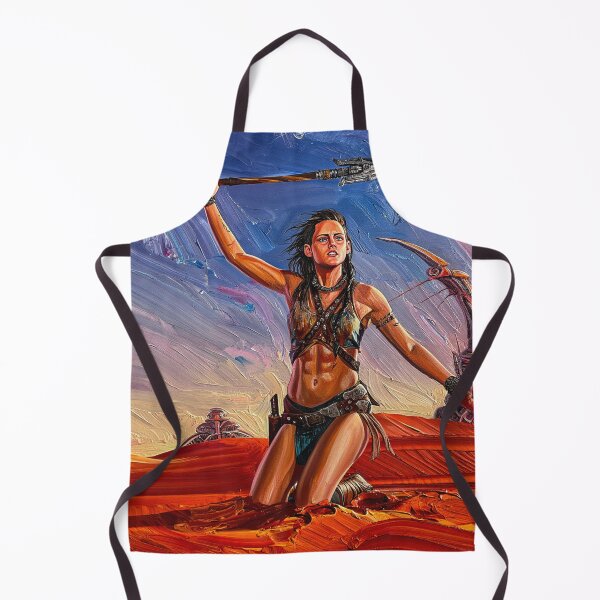 Item preview, Fantasy Barbarian Princess of Mars, a goddess with a spear designed and sold by Vintage Designs +.