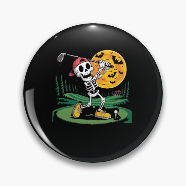 Artikelvorschau, Skelett Golf Halloween Golfspieler entworfen und verkauft von BHMARTS.