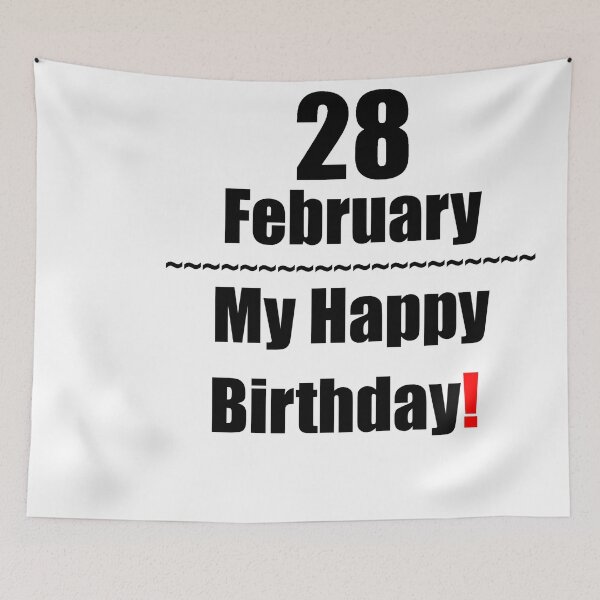 Item preview, 28 February Birthday designed and sold by ariksworld.