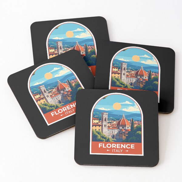 Item preview, A Vintage Travel Art of Florence - Italy Sticker designed and sold by TulipaGraphics.