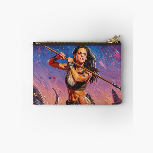 Item preview,  Fantasy Barbarian Princess of Mars, a goddess with a spear designed and sold by Vintage Designs +.