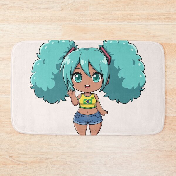 Item preview, brazil, miku, hatsune miku, brazilian miku, vocaloid, anime, cute, meme, brazilian, beach, kawaii, tan, fanart, twintails, anime girl designed and sold by StudioJohan.