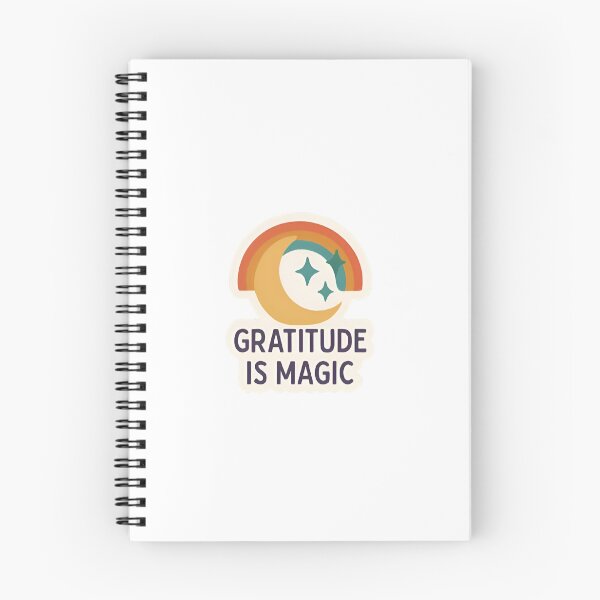 Item preview, Gratitude Is Magic - Rainbow Positivity Sticker designed and sold by RobinDoodles.