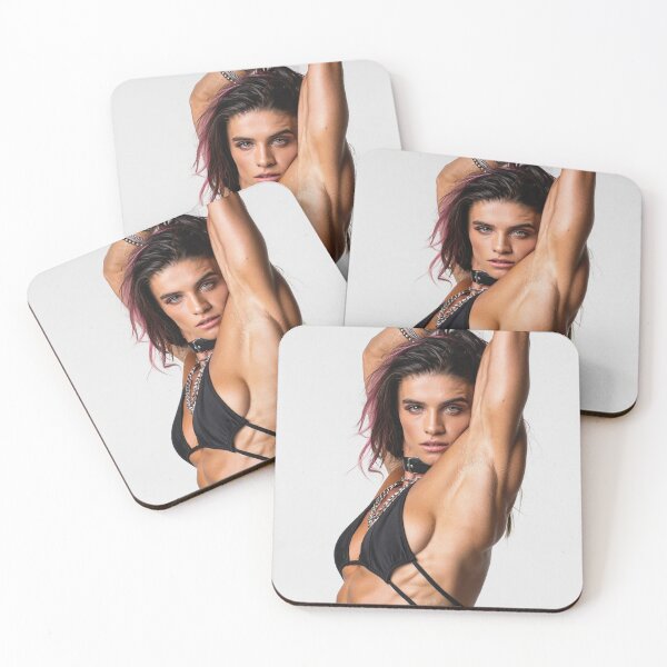 Item preview, Beautiful sexy gym woman posing with her arms up showing her armpits sweating designed and sold by Vintage Designs +.