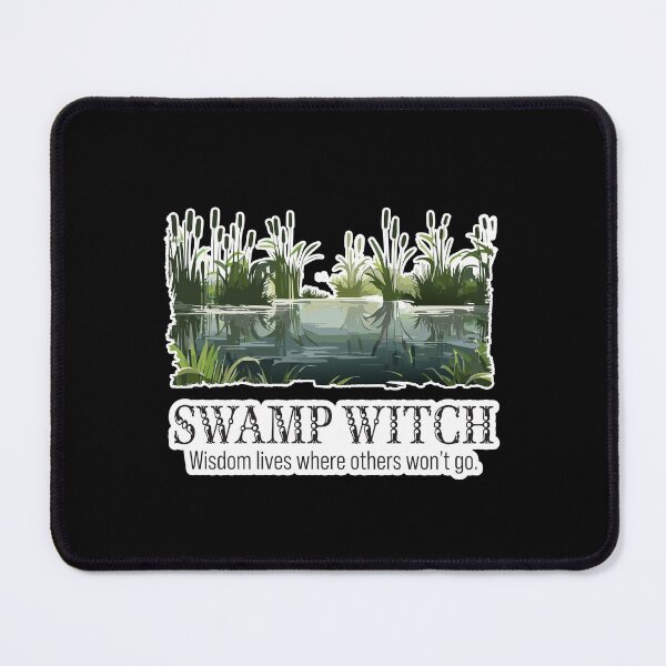 Item preview, Swamp Witch Tee – Gritty Muddy Magic for Wild Witches designed and sold by FoxWink Inc.