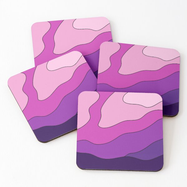 Item preview, Aesthetic pink wave pattern  designed and sold by TAbstractDesign.