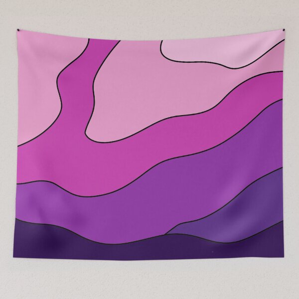 Item preview, Aesthetic pink wave pattern  designed and sold by TAbstractDesign.
