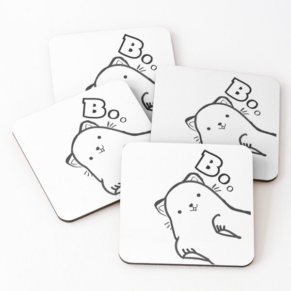 Item preview, Boo Ghost cute Cat design halloween designed and sold by Rusifero.