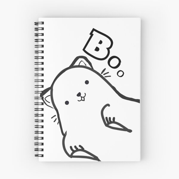 Item preview, Boo Ghost cute Cat design halloween designed and sold by Rusifero.