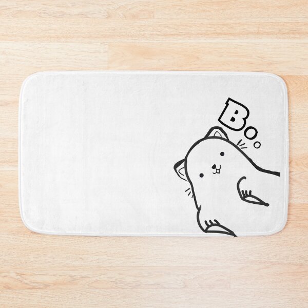 Item preview, Boo Ghost cute Cat design halloween designed and sold by Rusifero.