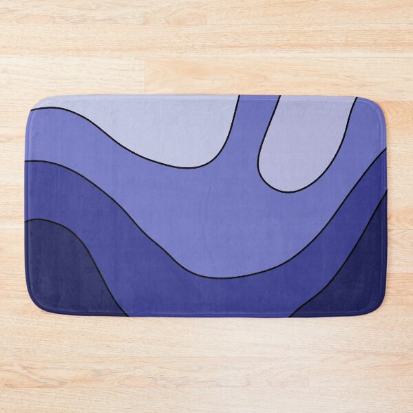 Item preview, Aesthetic blue wave pattern  designed and sold by TAbstractDesign.