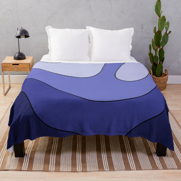 Item preview, Aesthetic blue wave pattern  designed and sold by TAbstractDesign.