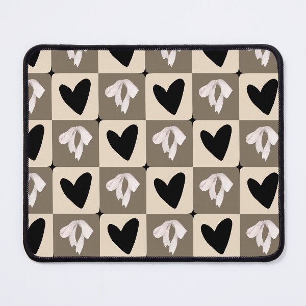 Item preview, Minimalist Heart and Bow Pattern designed and sold by BoklaLab.