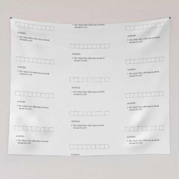 Item preview, Morse's Crossword Clue designed and sold by multikat.