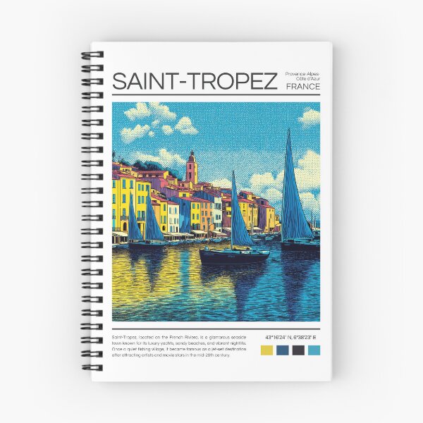 Item preview, Saint-Tropez - France - Pop Art  designed and sold by StudioRedKoala.