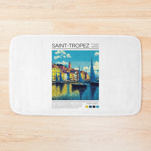 Item preview, Saint-Tropez - France - Pop Art  designed and sold by StudioRedKoala.