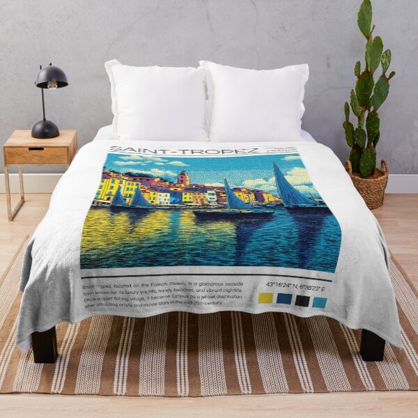 Item preview, Saint-Tropez - France - Pop Art  designed and sold by StudioRedKoala.