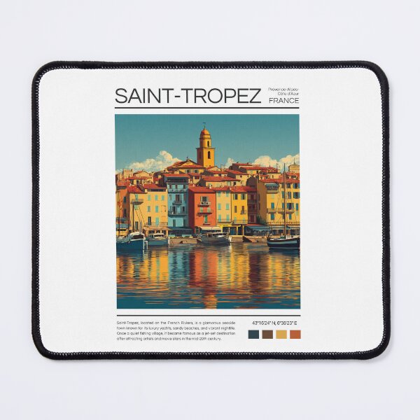 Item preview, Saint-Tropez - France - Pop Art designed and sold by StudioRedKoala.
