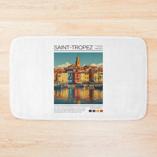Item preview, Saint-Tropez - France - Pop Art  designed and sold by StudioRedKoala.