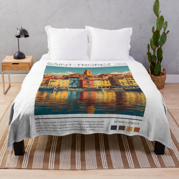 Item preview, Saint-Tropez - France - Pop Art  designed and sold by StudioRedKoala.
